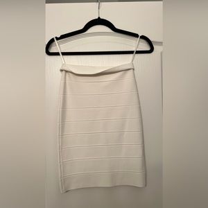 BCBG White Pencil Body-con Skirt Size Small
